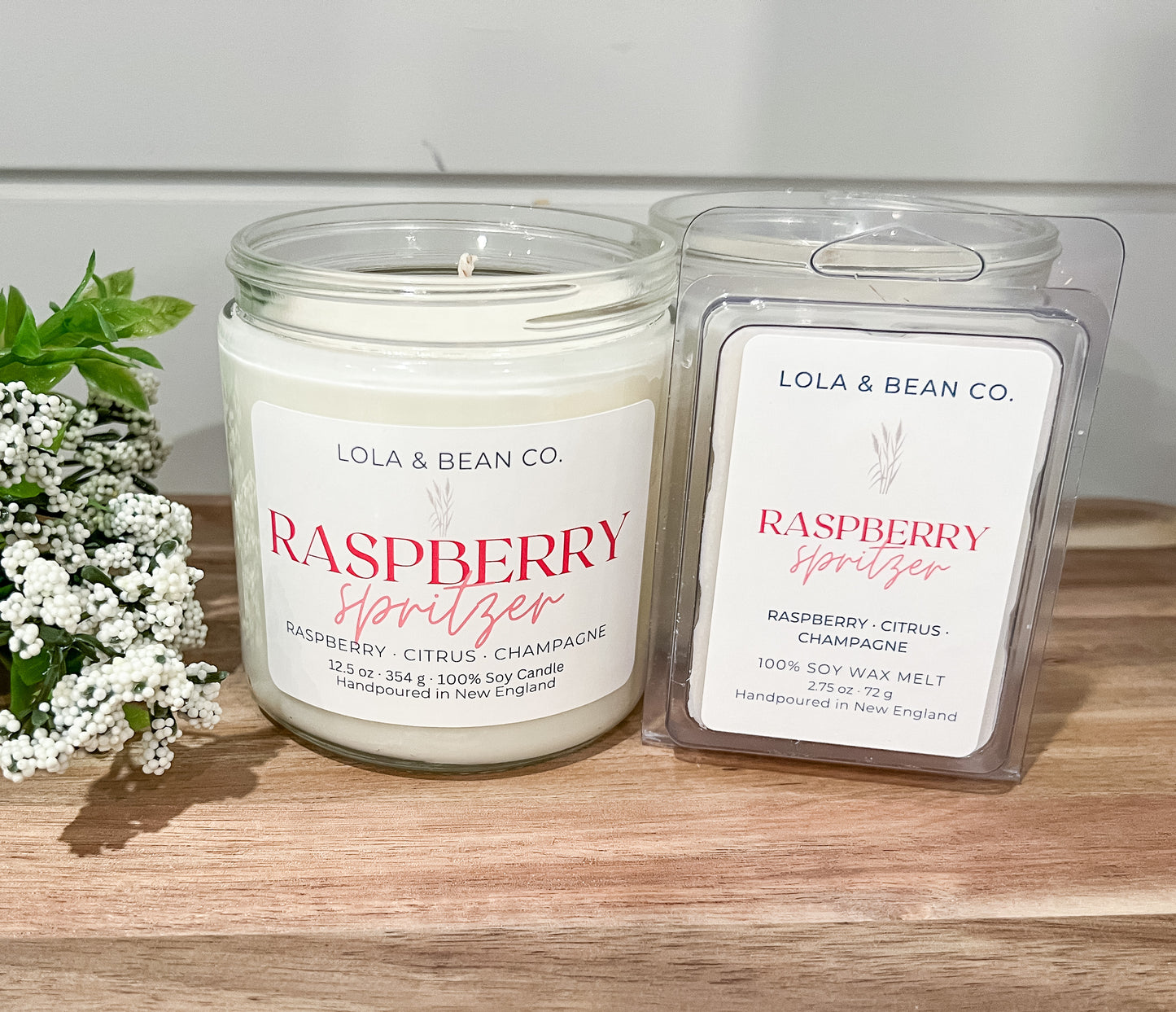Raspberry Spritzer Wax Melt Bar