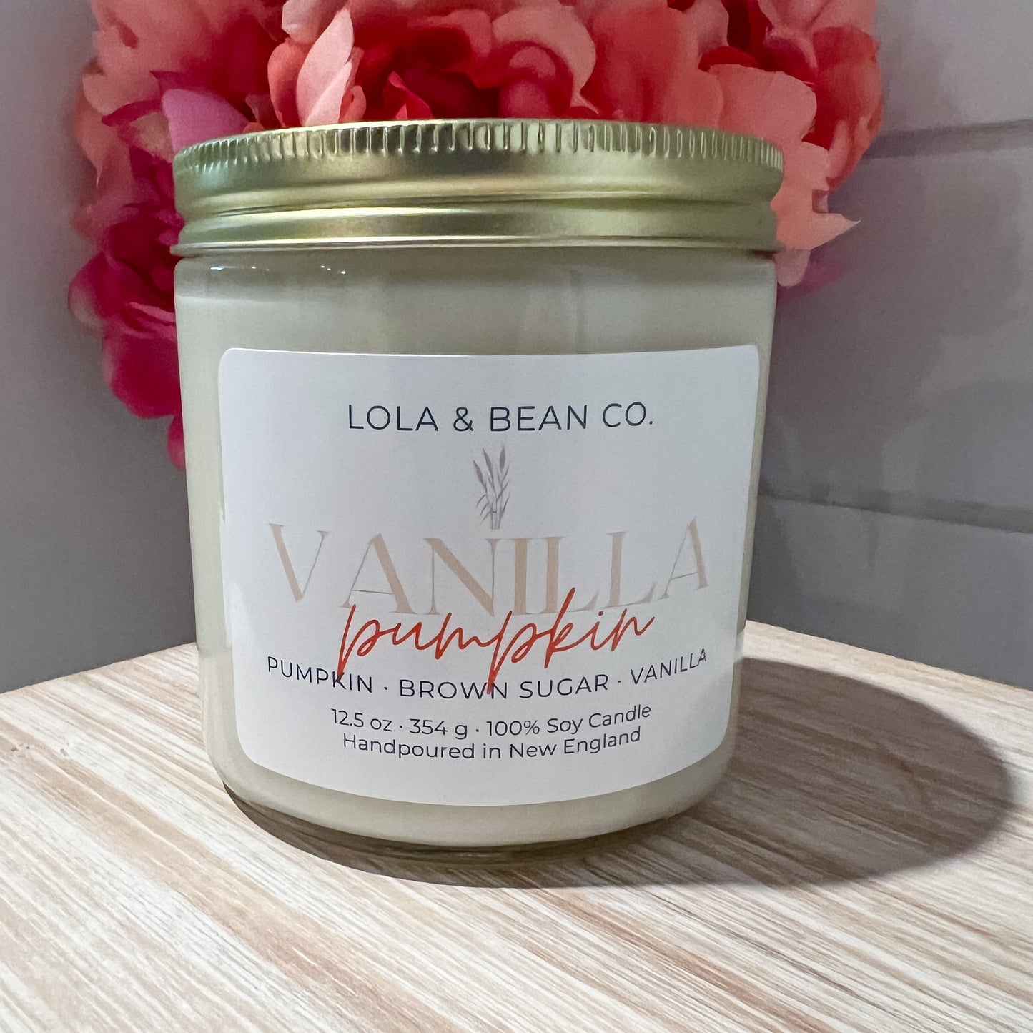 Vanilla Pumpkin Soy Candle