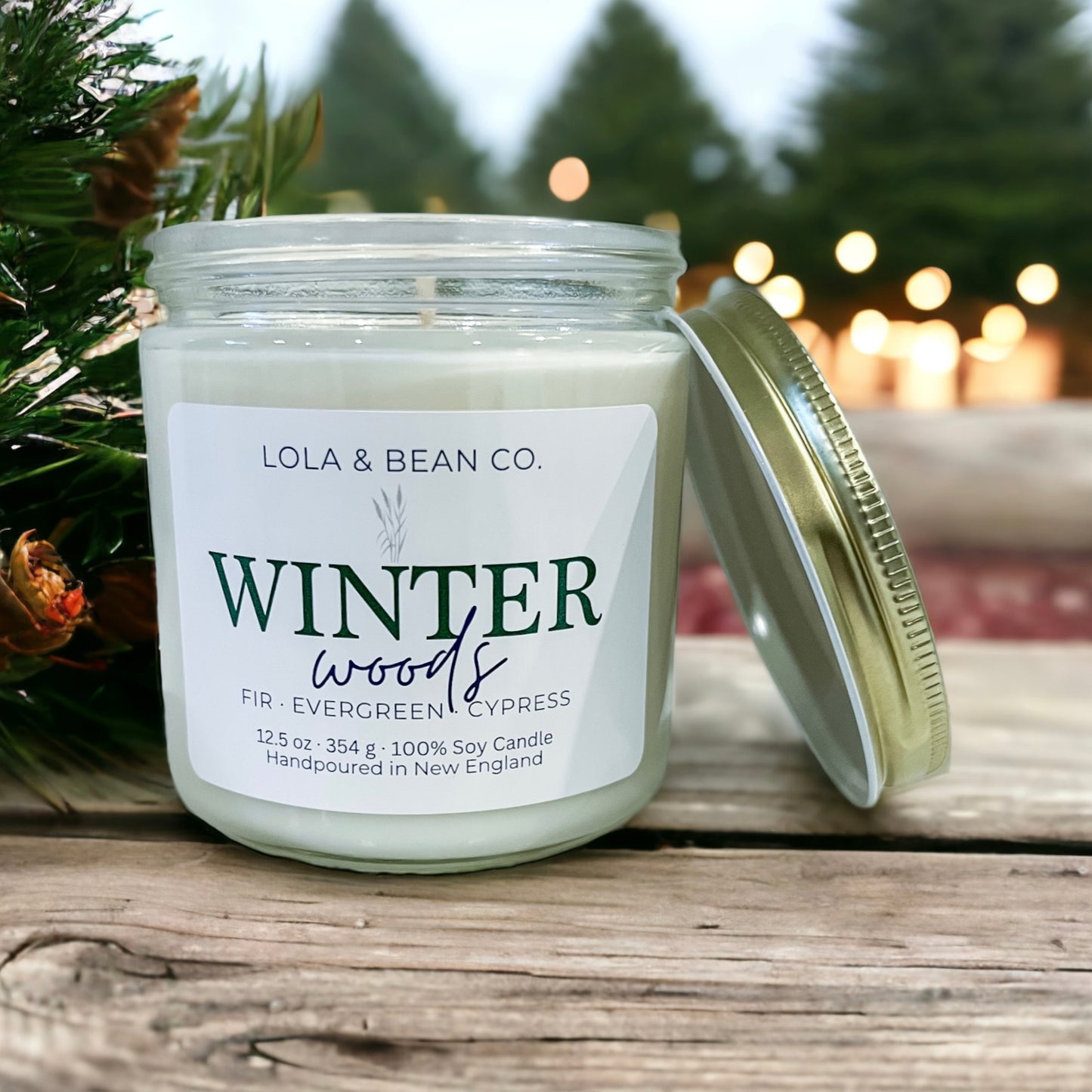 Winter Woods Soy Candle