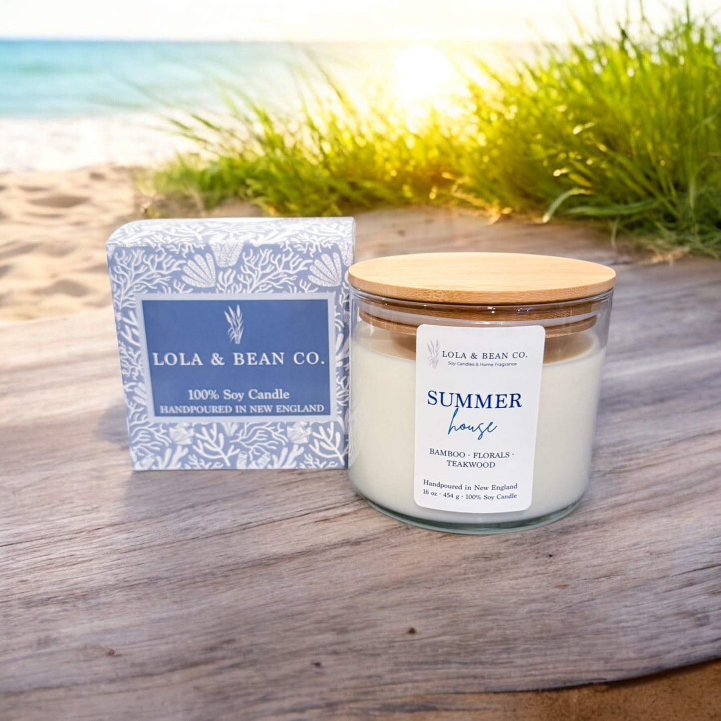 3 Wick Soy Candles- Summer Collection