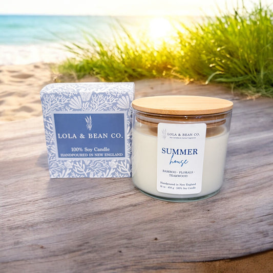 3 Wick Soy Candles- Summer Collection