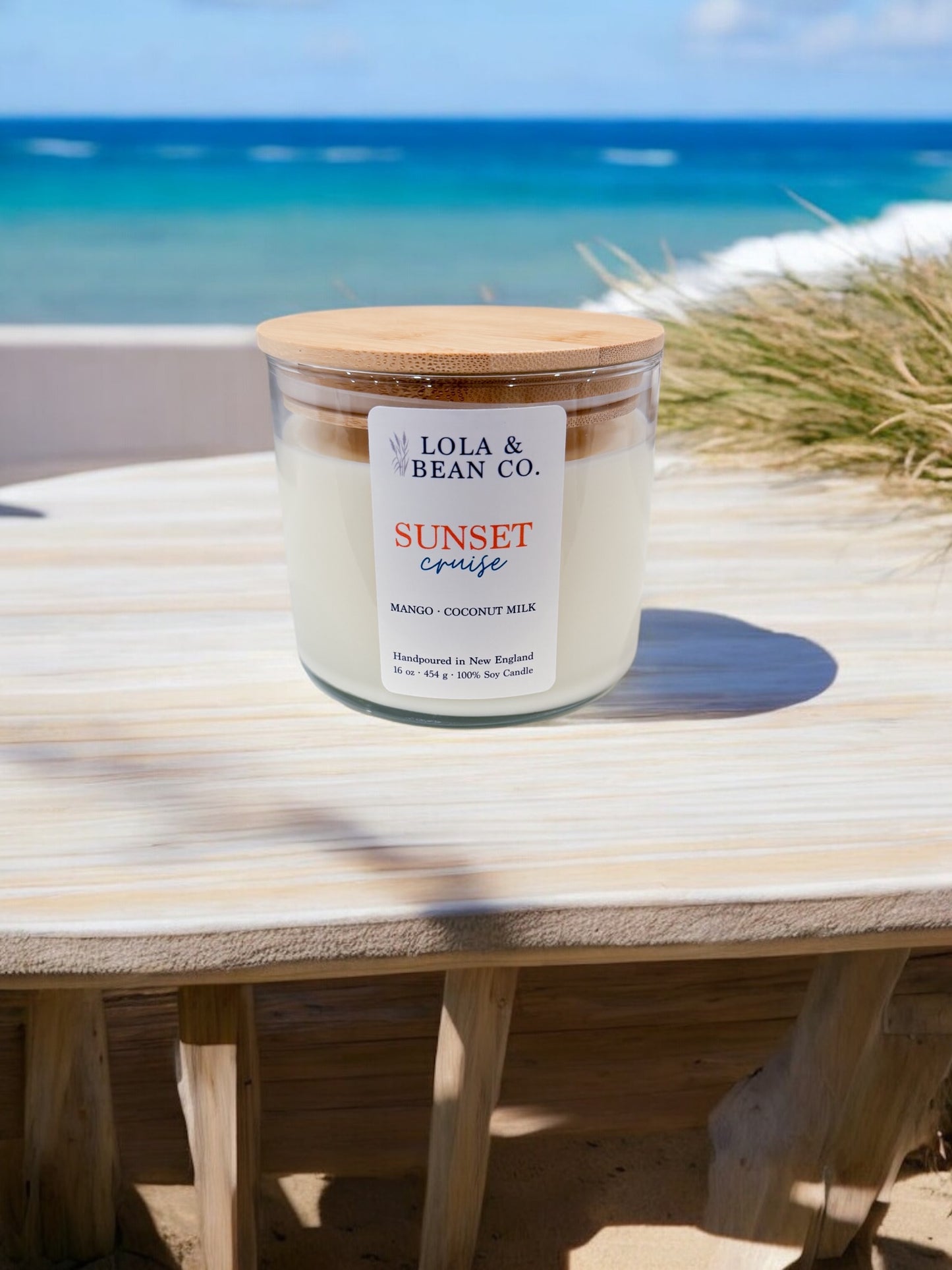 3 Wick Soy Candles- Summer Collection