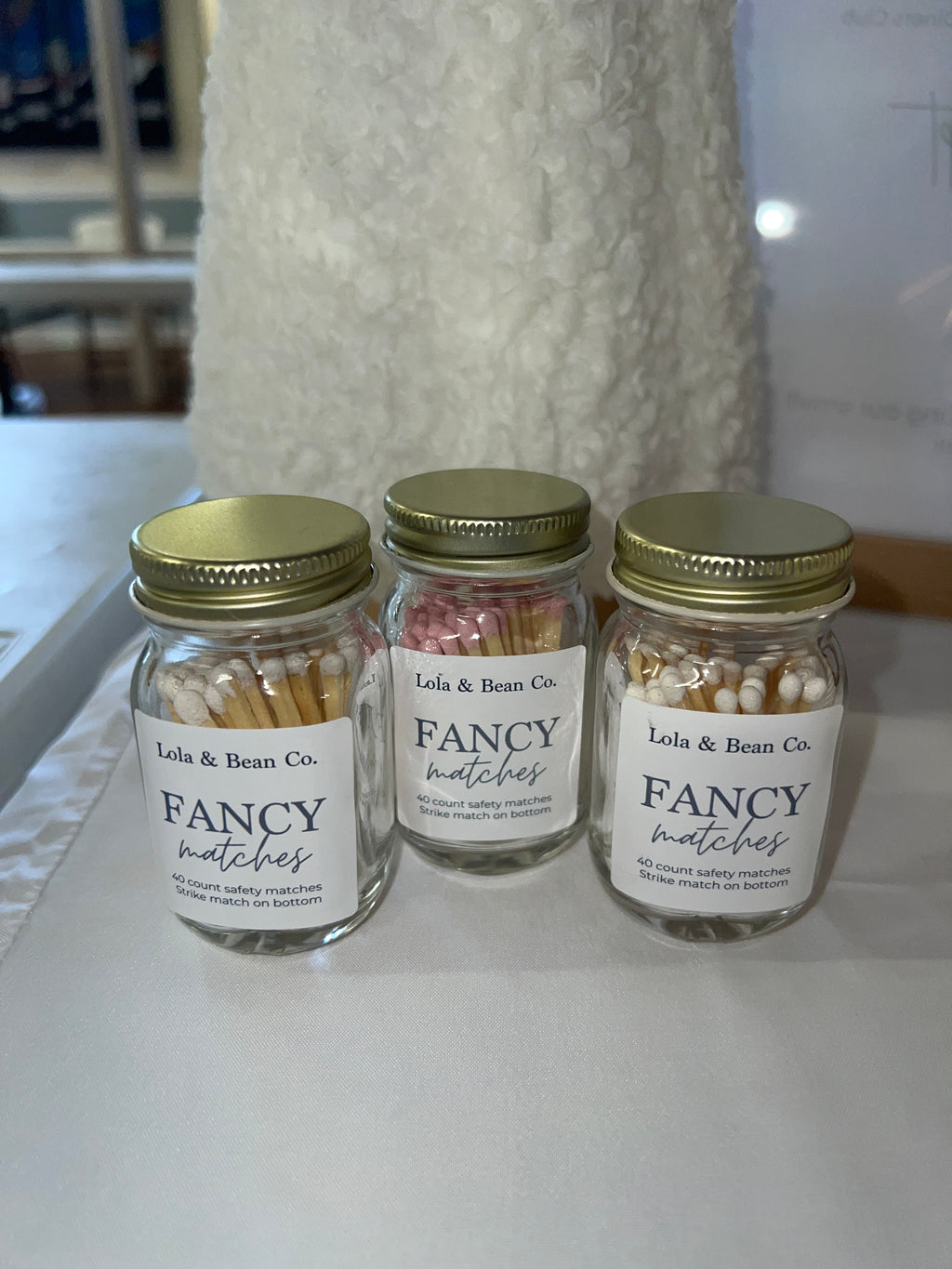 Fancy Count Fancy Matches (Mason Jar)-40 count – Lola & Bean Co.