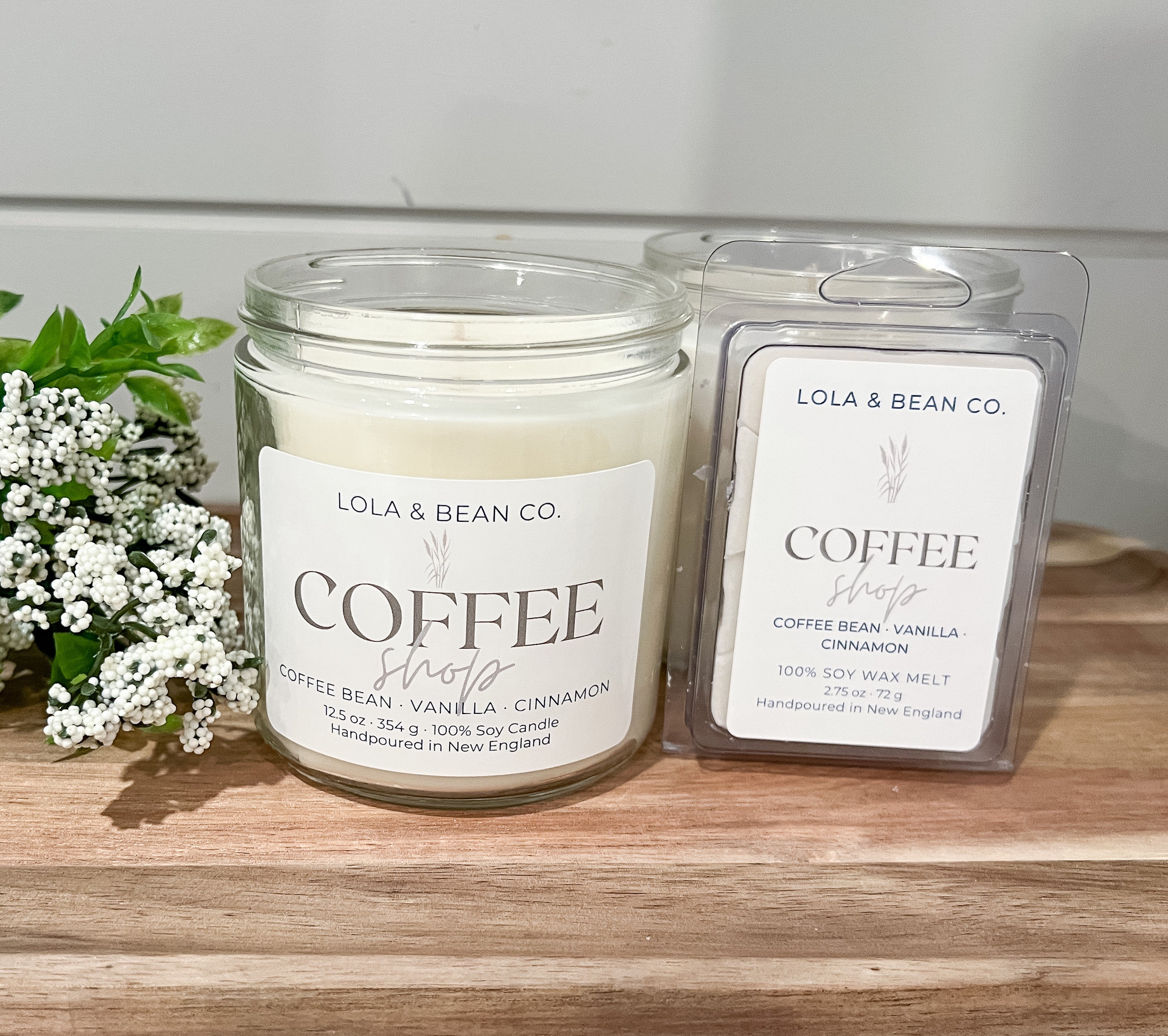 Coffee Shop Soy Wax Melt Bar