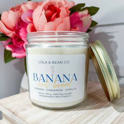 Banana Nut Bread Soy Candle