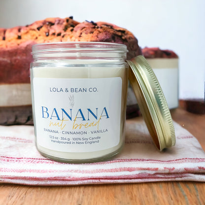 Banana Nut Bread Soy Candle