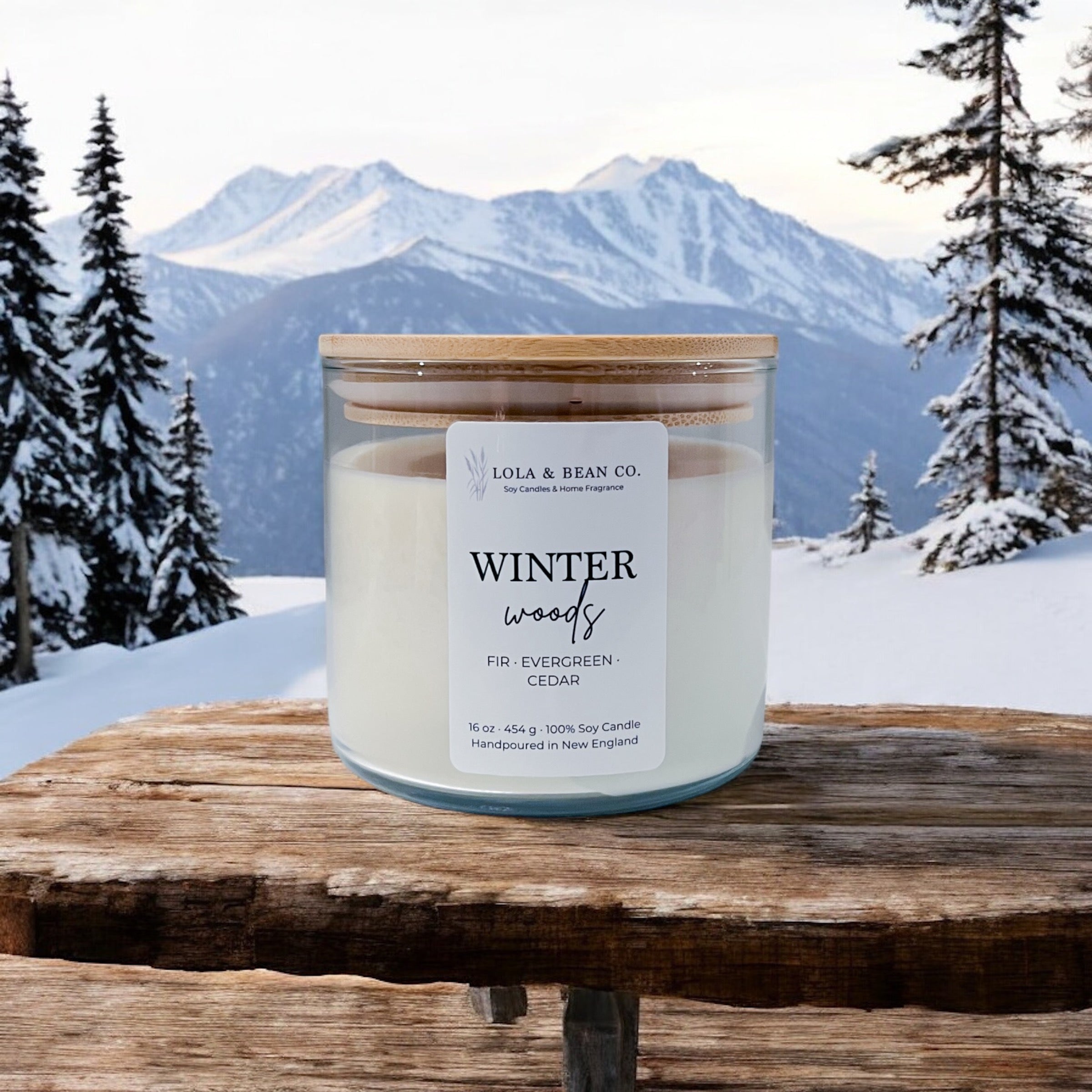3 Wick Soy Candle- Winter Collection