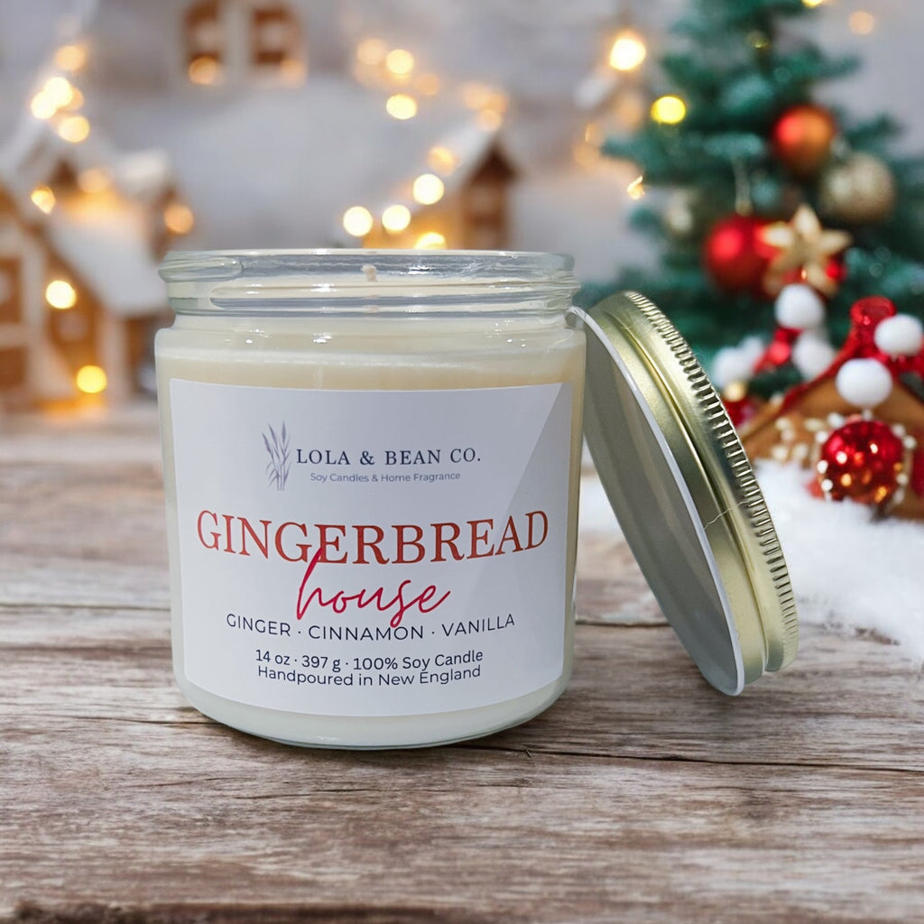 Gingerbread House Soy Candle