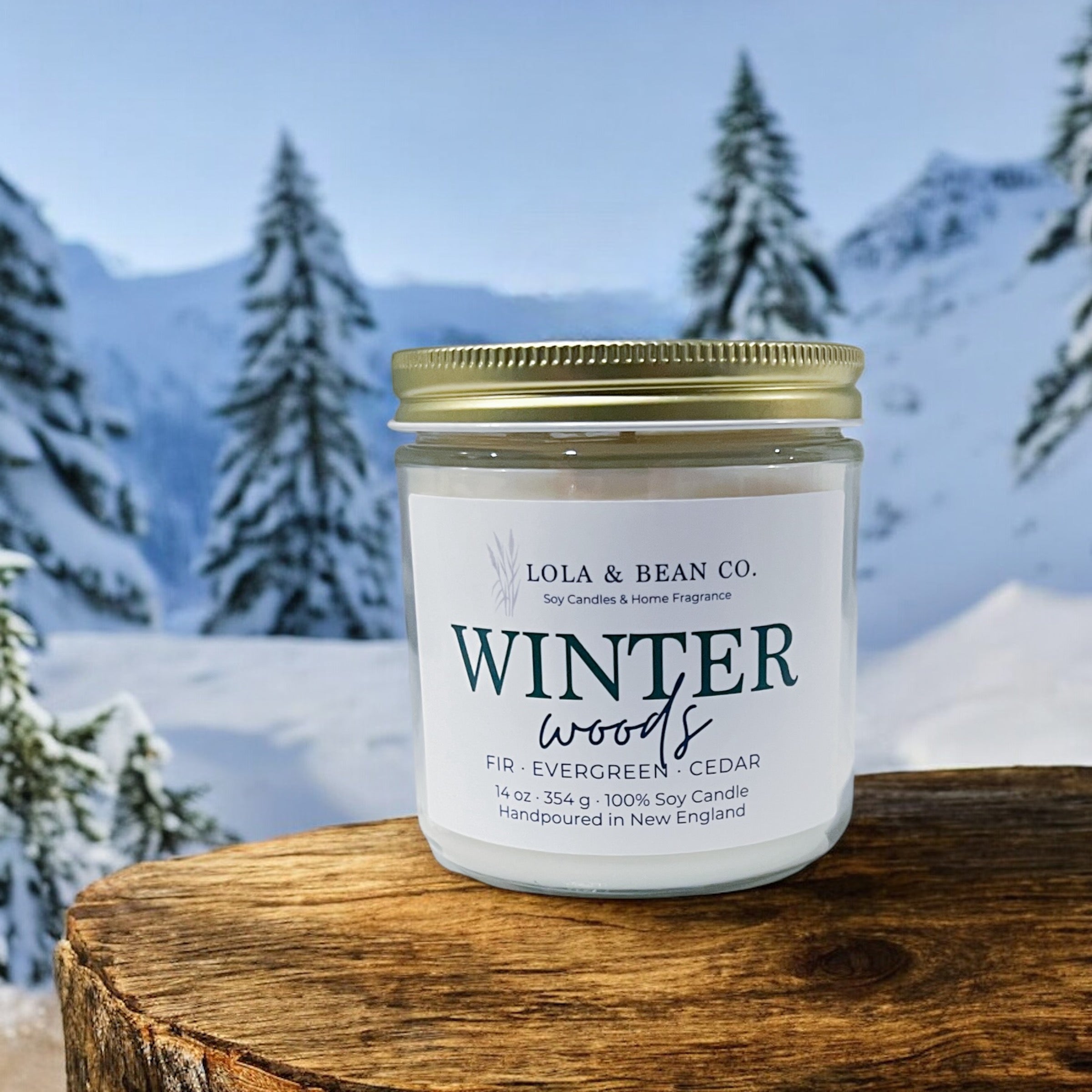 Winter Woods Soy Candle