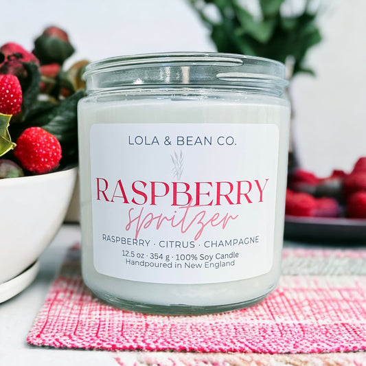 Raspberry Spritzer Soy Candle
