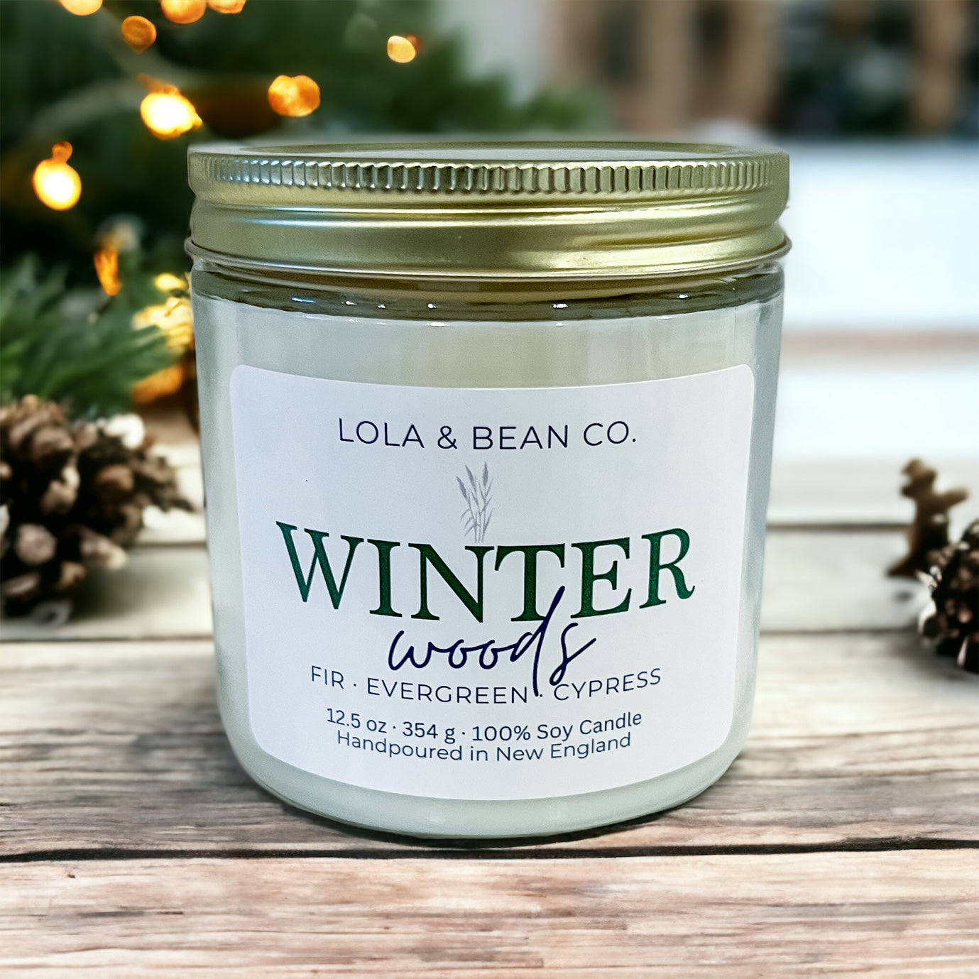 Winter Woods Soy Candle