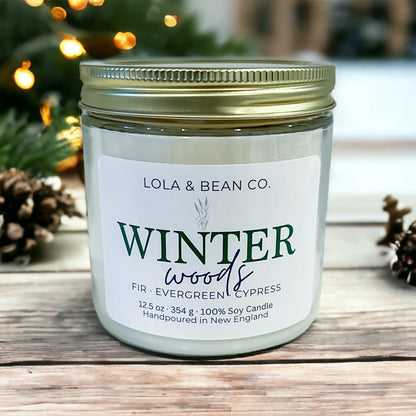 Winter Woods Soy Candle