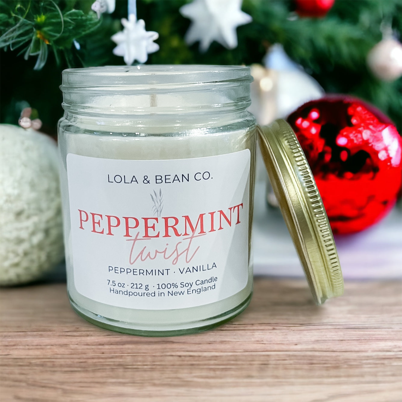 Peppermint Twist Soy Candle