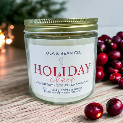 Holiday Champagne Candle