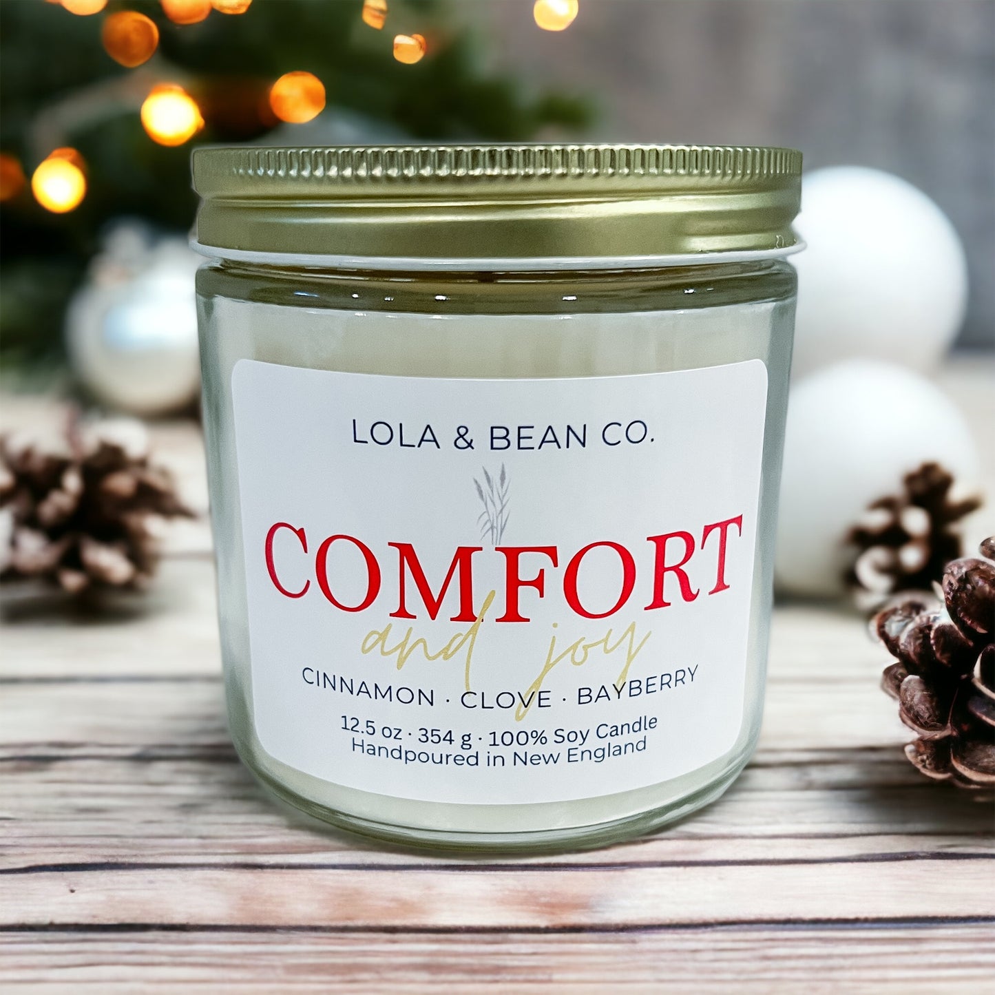 Comfort & Joy Soy Candle