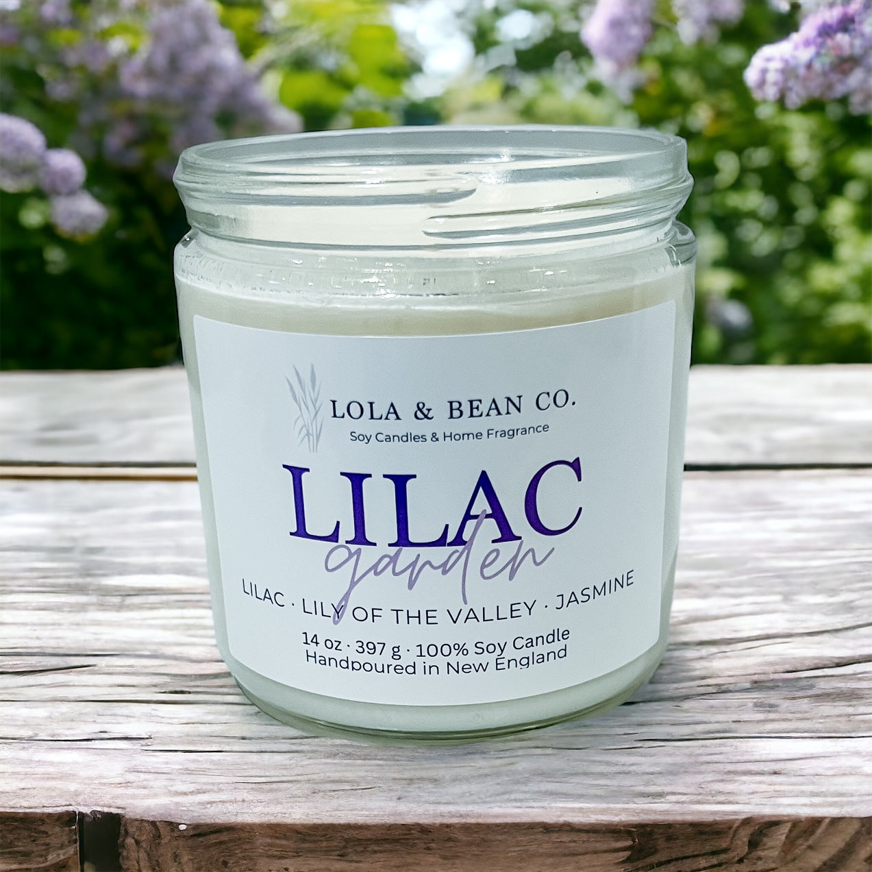 Lilac Garden Soy Candle