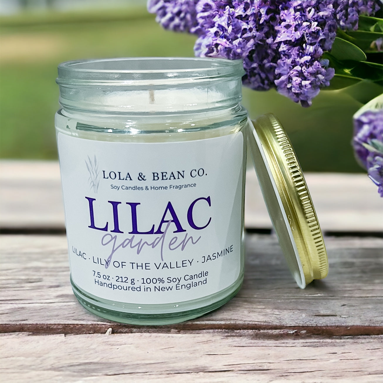 Lilac Garden Soy Candle