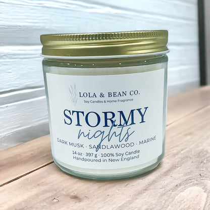 Stormy Nights Soy Candle