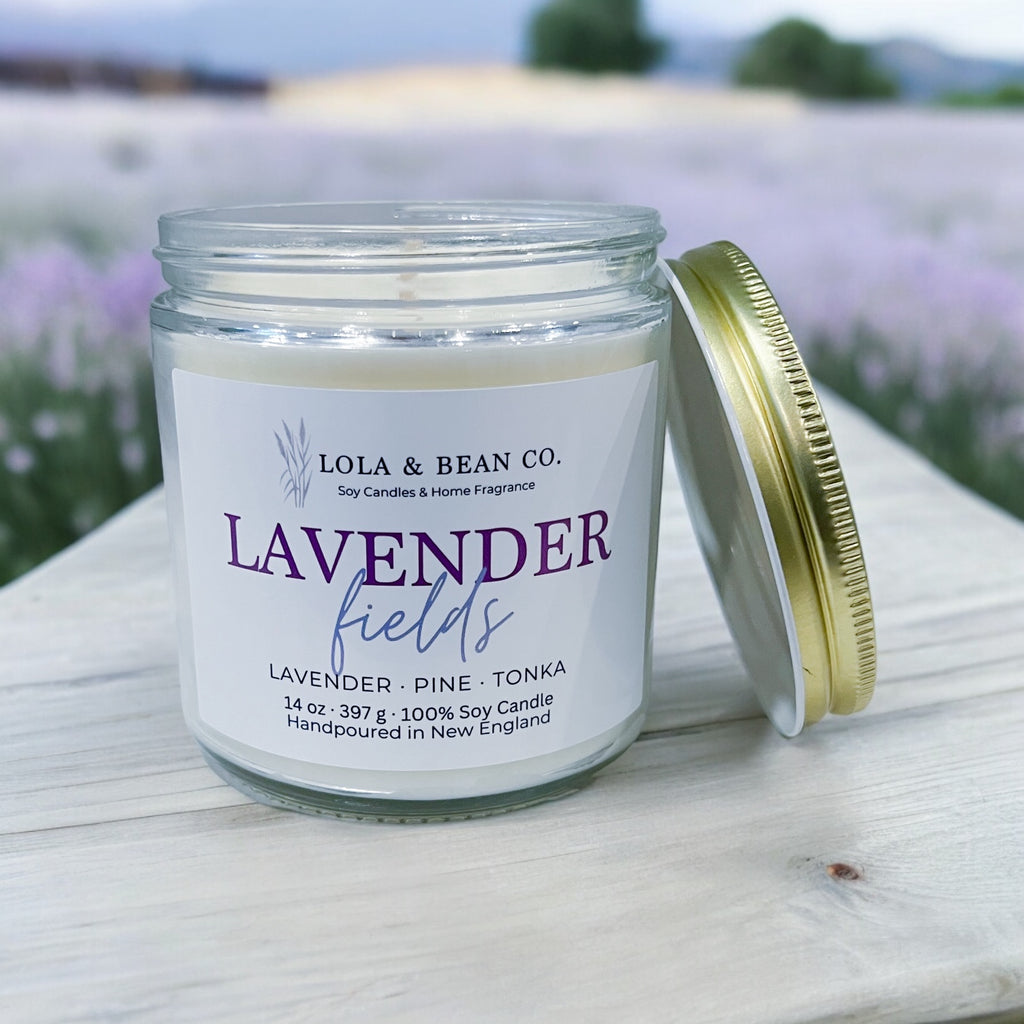 Lavender Fields Soy Candle