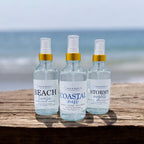 Room Spray- Clear glass bottle with gold collar