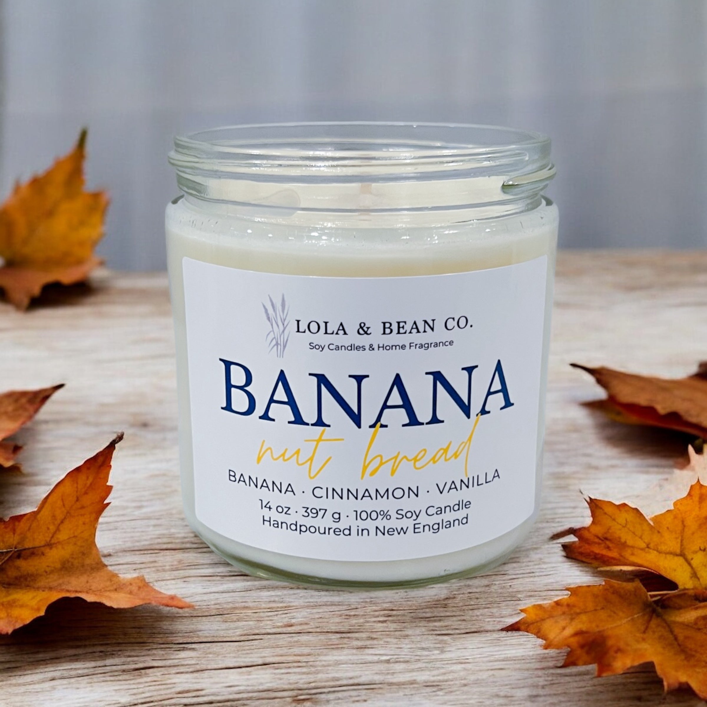 Banana Nut Bread Soy Candle
