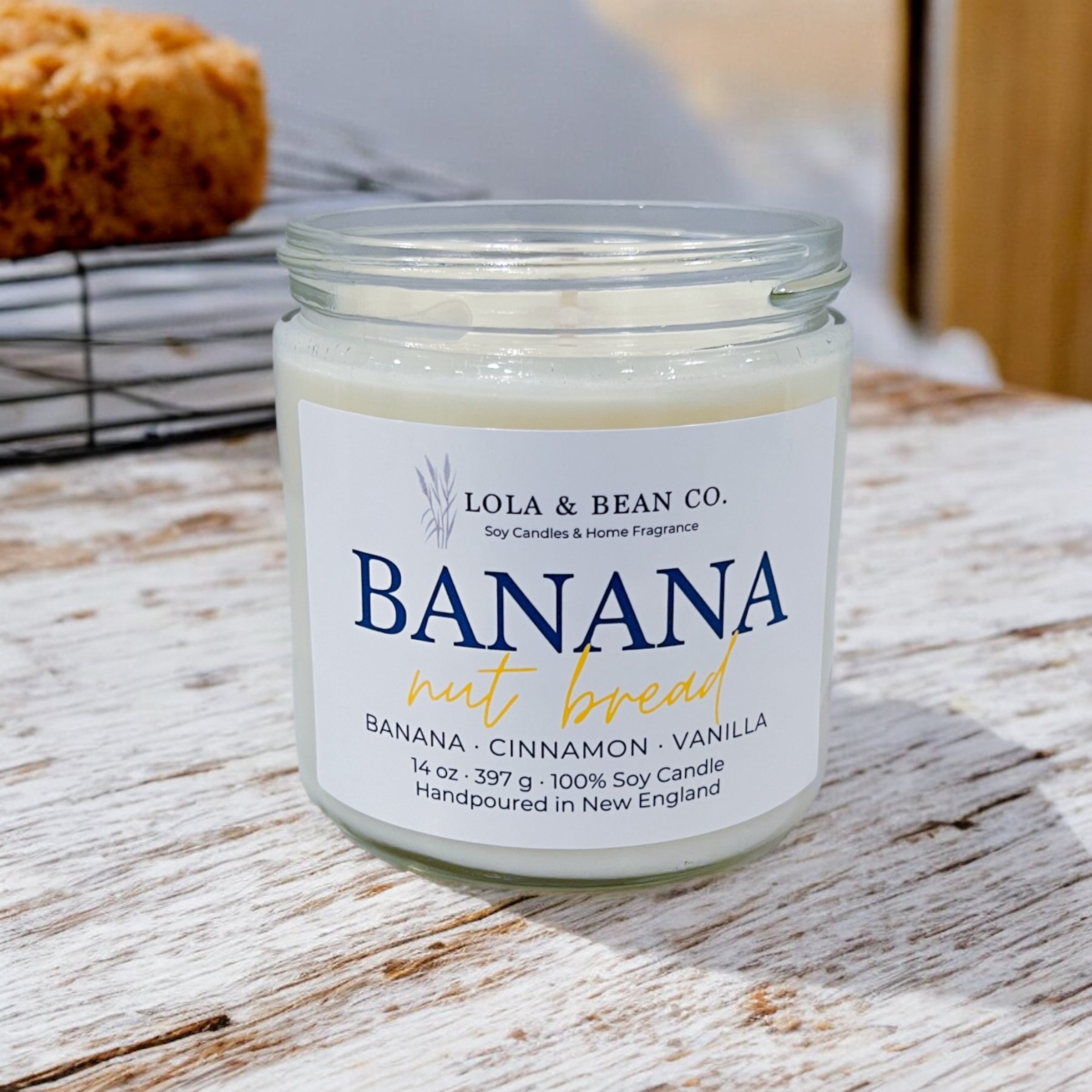 Banana Nut Bread Soy Candle