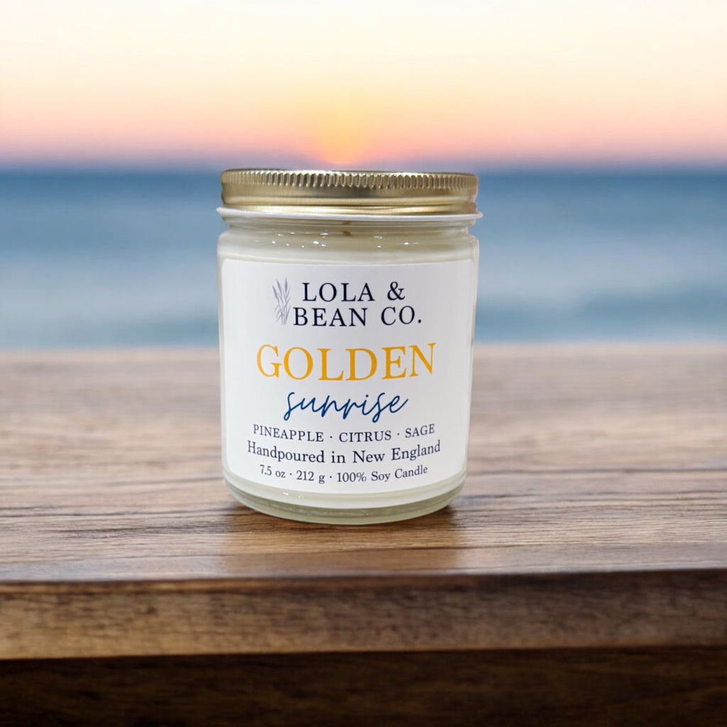 Golden Sunrise Soy Candle