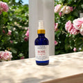 Room Spray- Cobalt Blue Bottle with Gold Collar - Garden Collection