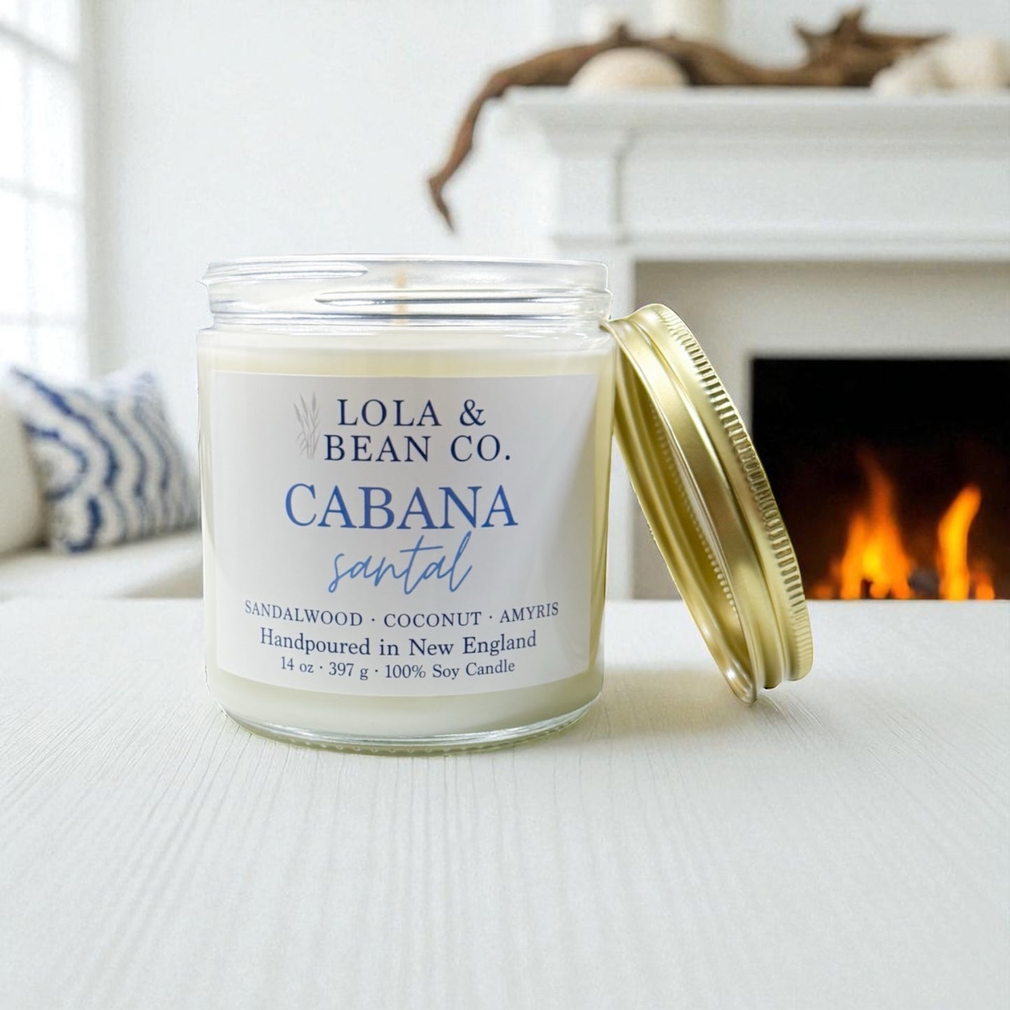Cabana Santal Soy Candle