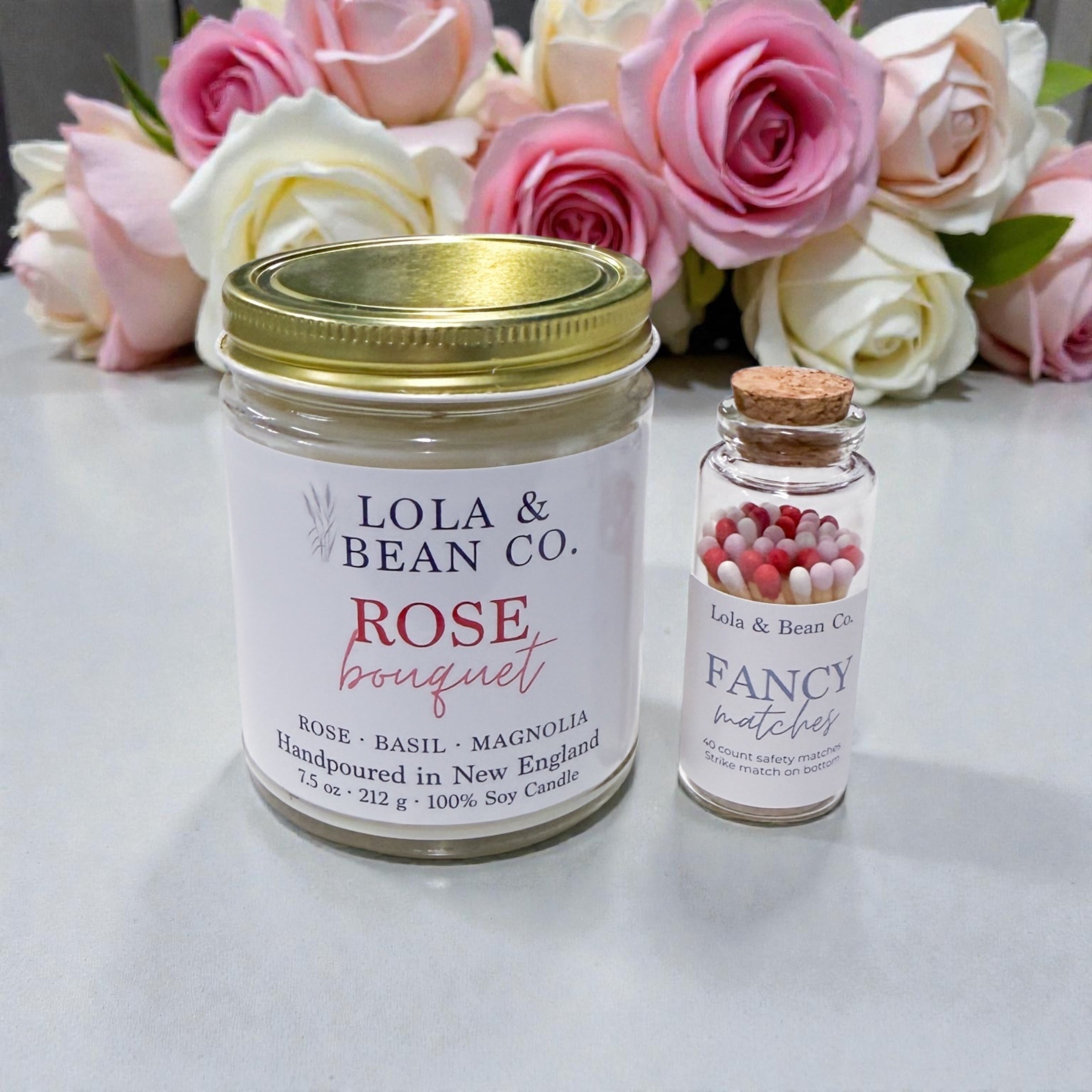 Rose Bouquet Soy Candle