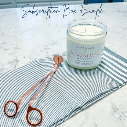 Candle of the Month (plus a surprise) Subscription Box