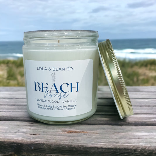 Beach House Natural Soy Candle