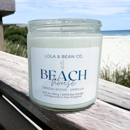 Beach House Natural Soy Candle